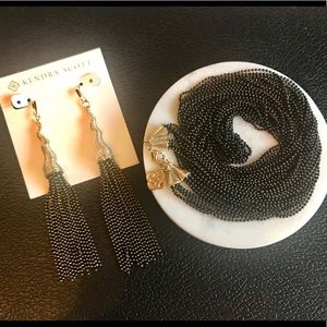 Kendra Scott Reese Necklace and Karalyn Earrings